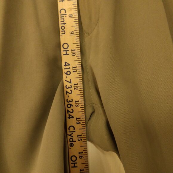 Tommy bahama silk shorts mens 38 brown pleated relaxed fit tropic of dress - Picture 4 of 9